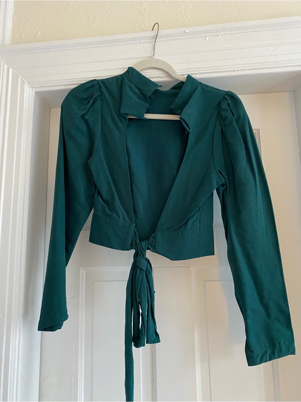 Maeve by Anthropologie Women’s Teal Open Back top